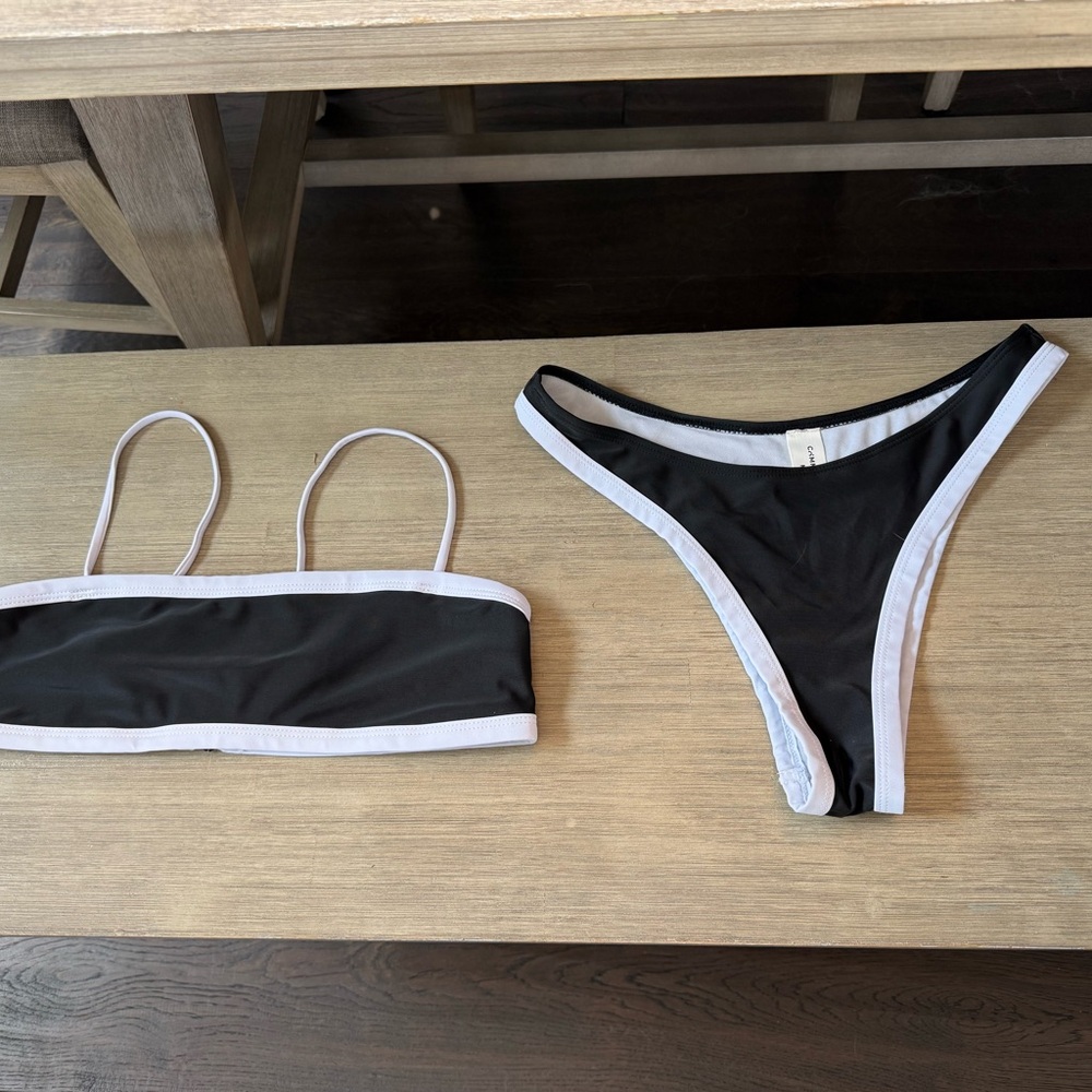 Commense Monochrome Bikini Bottom